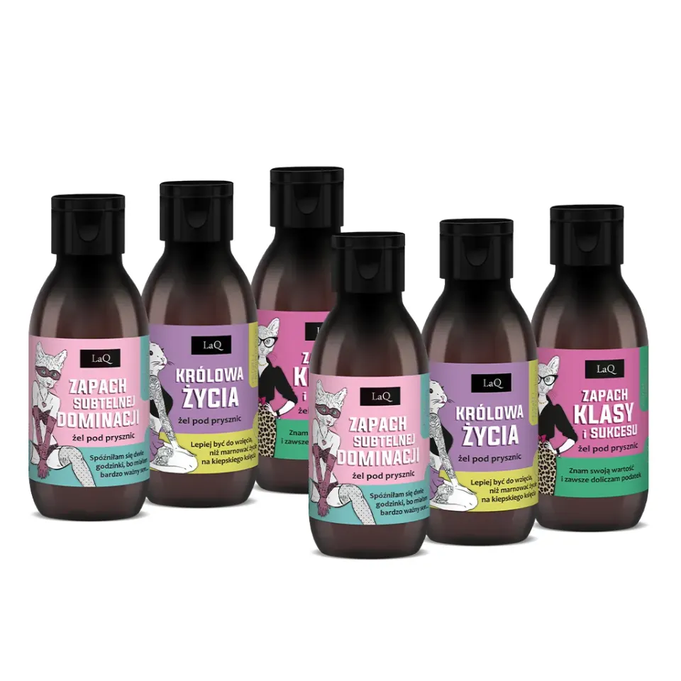 LaQ Forget-Me-Not coffret 6 gels douche 6x100 ml
