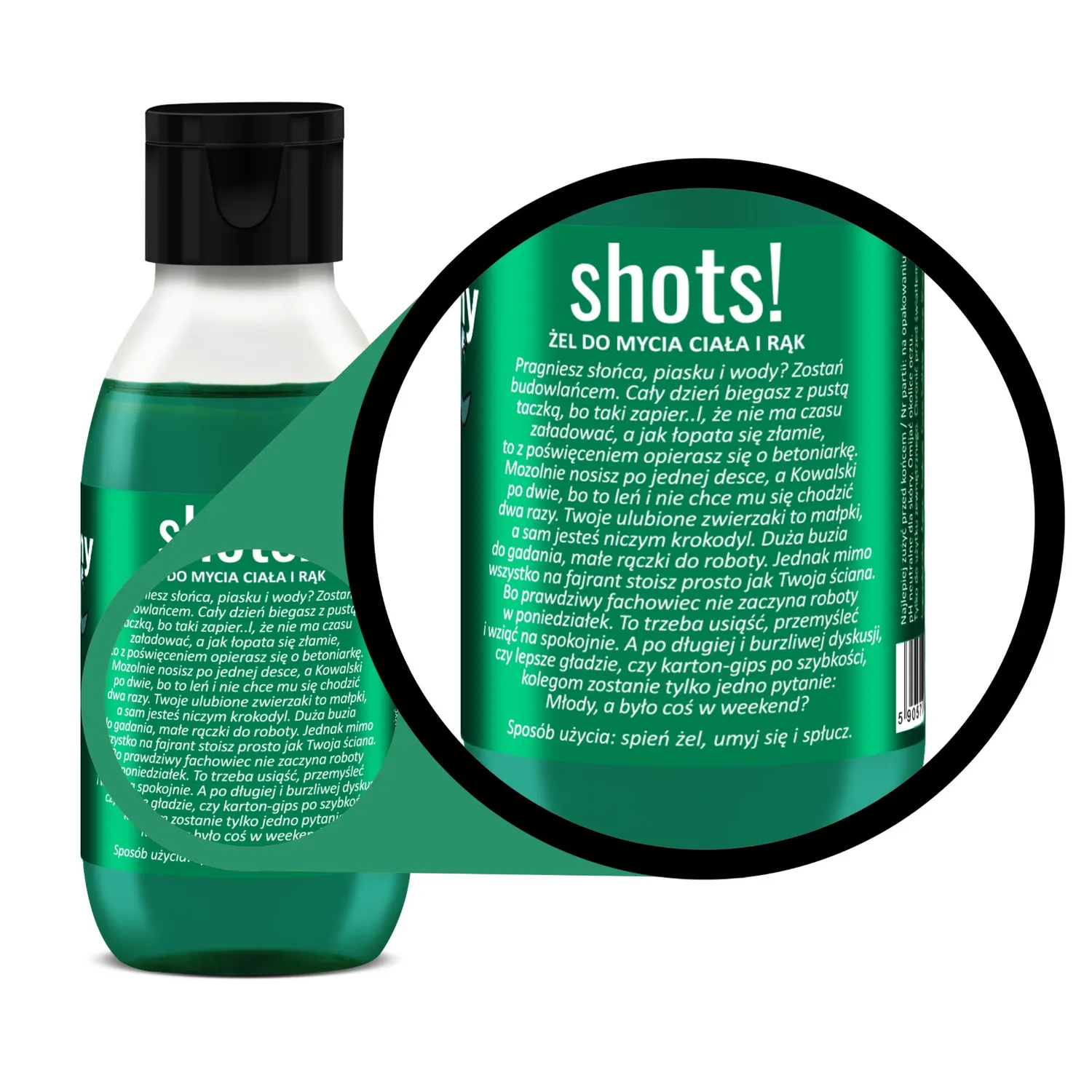 LaQ Shots! gel douche Będzie Pan 100 ml