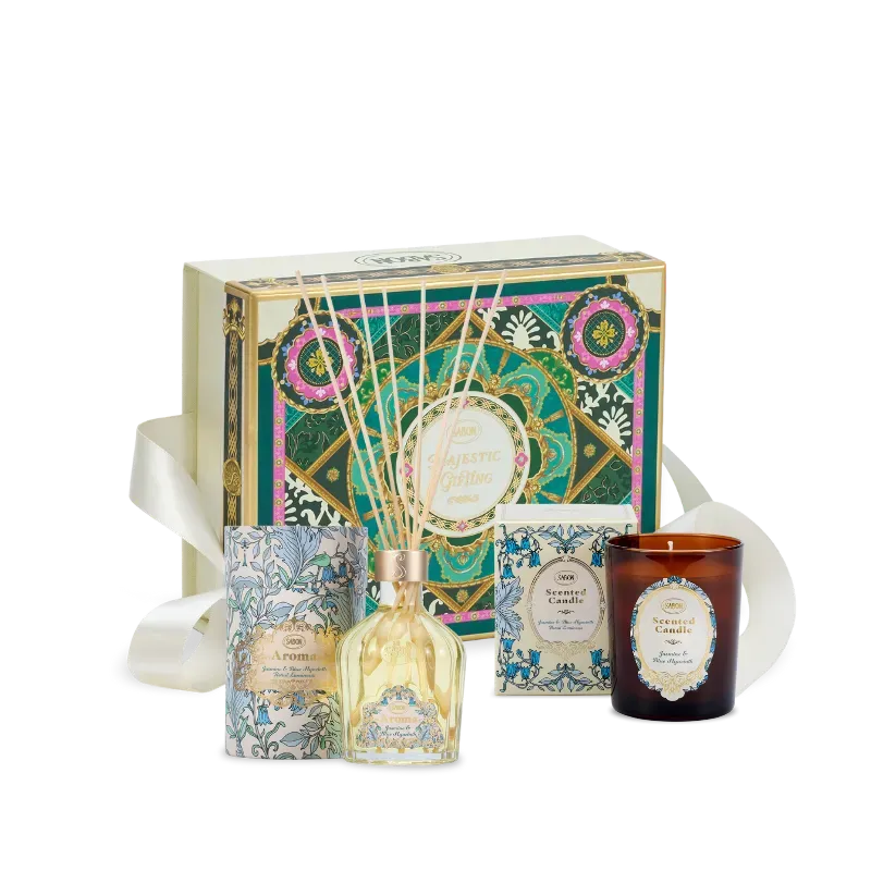Sabon Delicate Jasmine duo maison bougie diffuseur