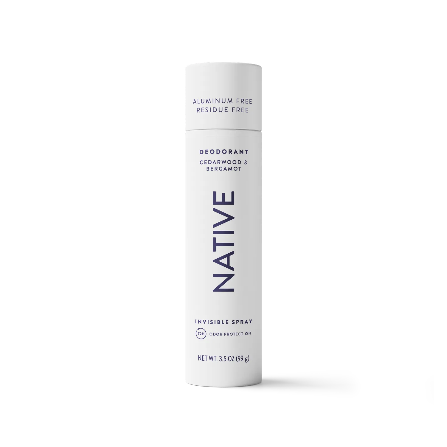 Native spray déodorant sel marin cèdre 3,5 oz 72h