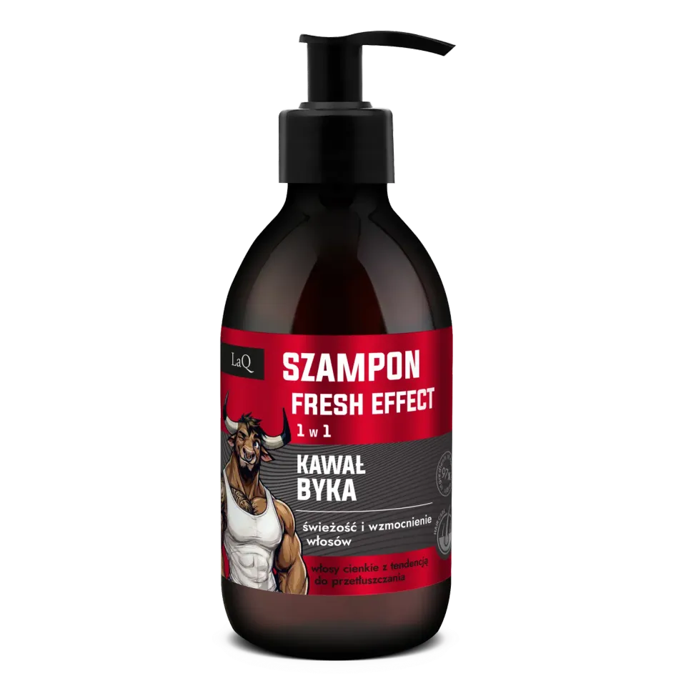 LaQ Kawal Byka Fresh Effect shampoing homme 300 ml