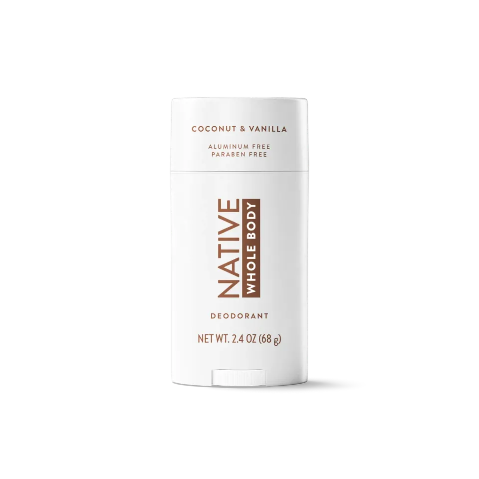 Native Whole Body déodorant stick coco vanille 68 g sans alu