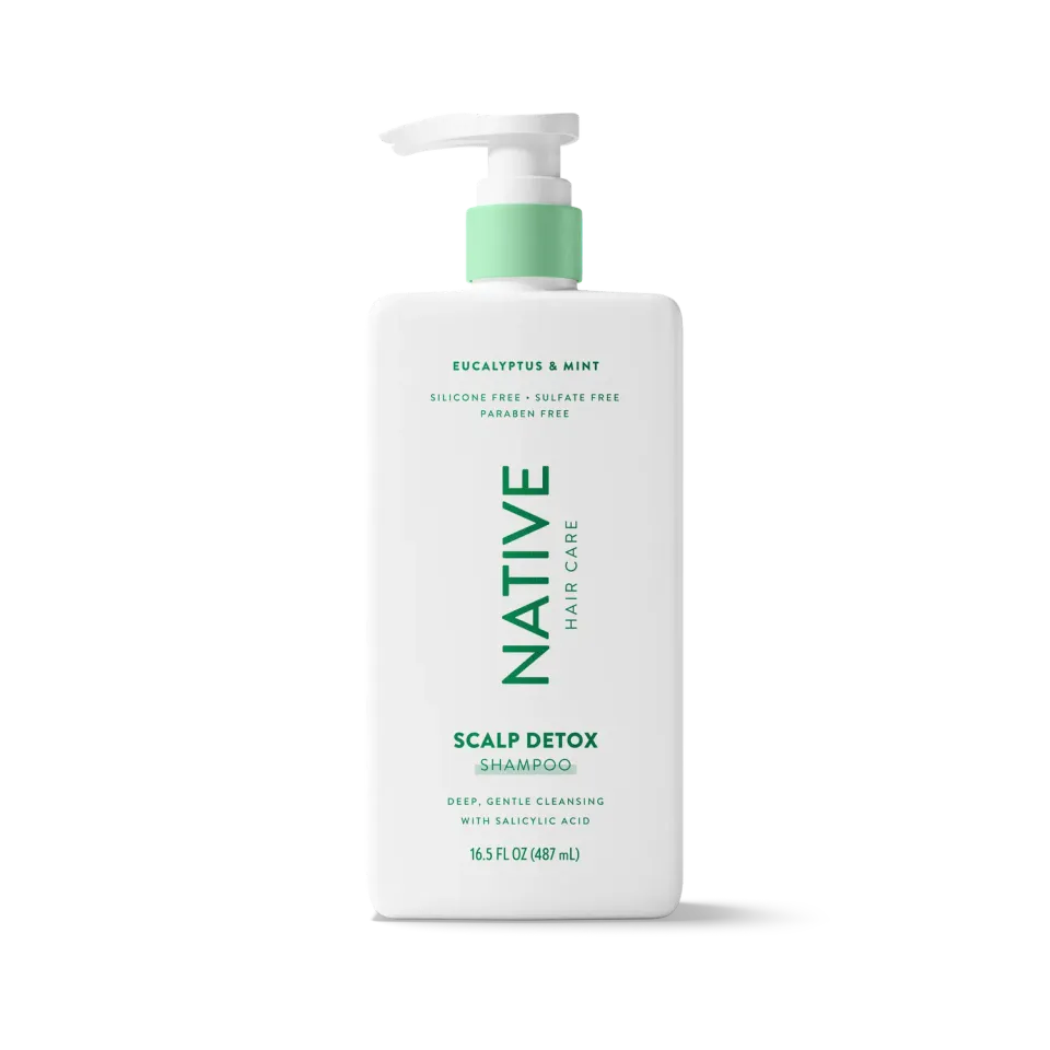 Native Scalp Detox shampoing eucalyptus menthe 16.5oz sans sulfate