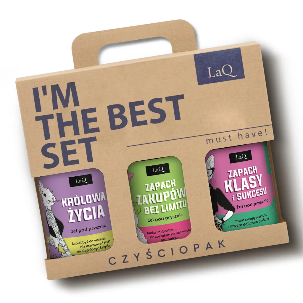 LaQ Feminine Power coffret 3 gels douche 500 ml