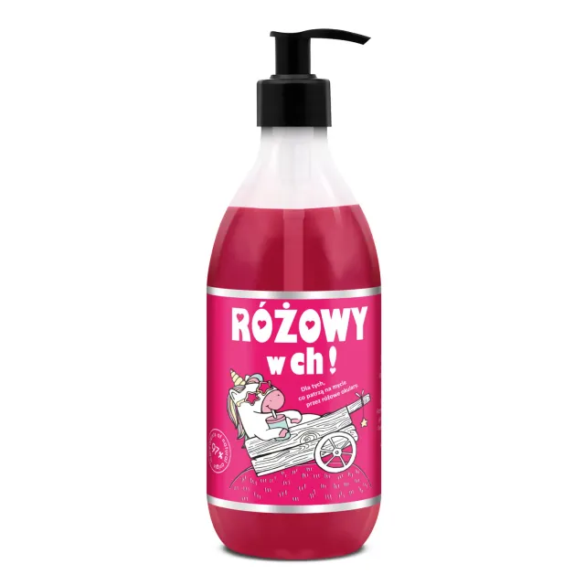 LaQ Shots rose gel douche 500 ml extraits plantes
