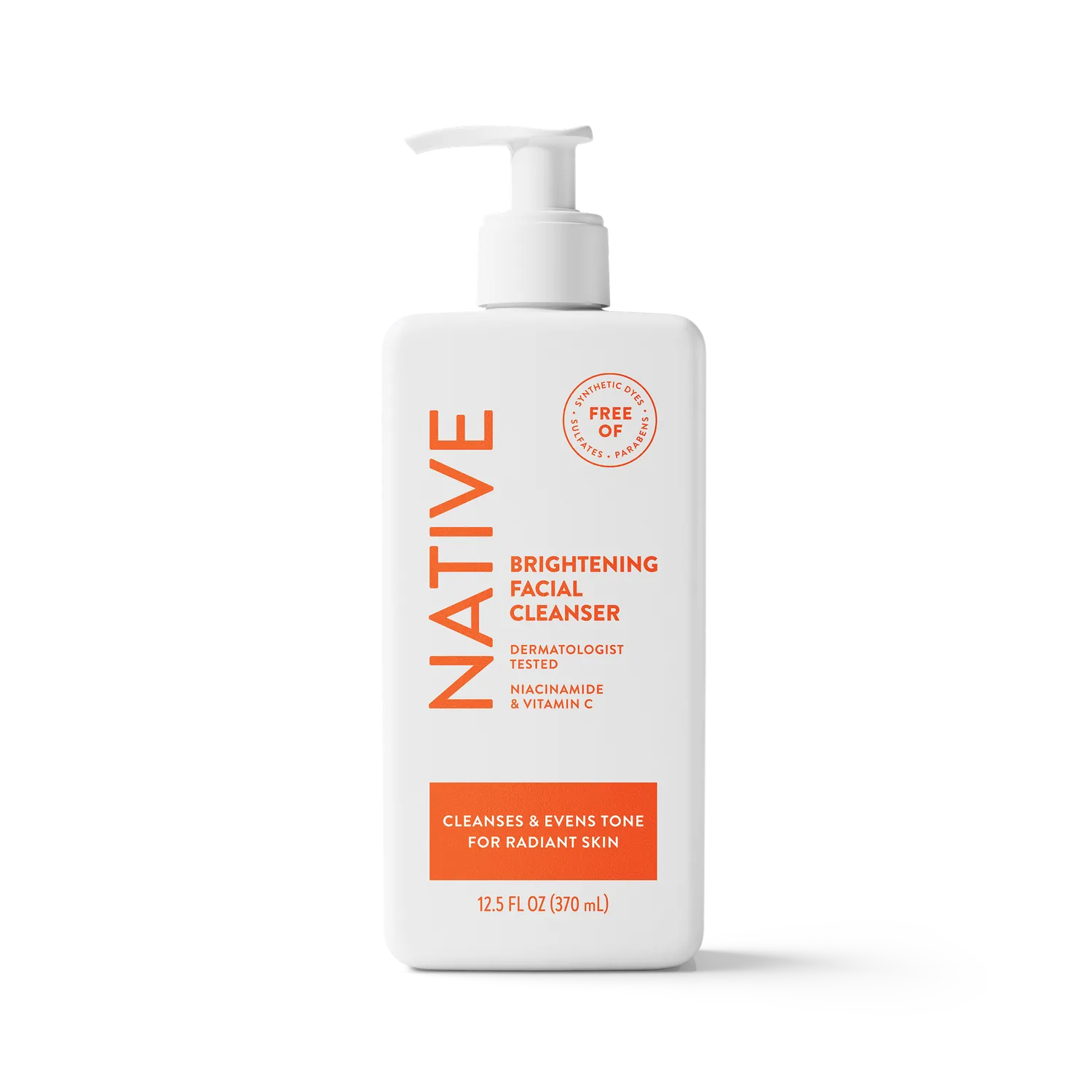 Native nettoyant visage hydratant 12.5 oz peau sensible