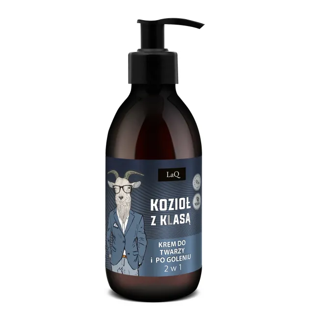 LaQ Kozioł z Klasą crème visage homme 150 ml 2-en-1 apaisante