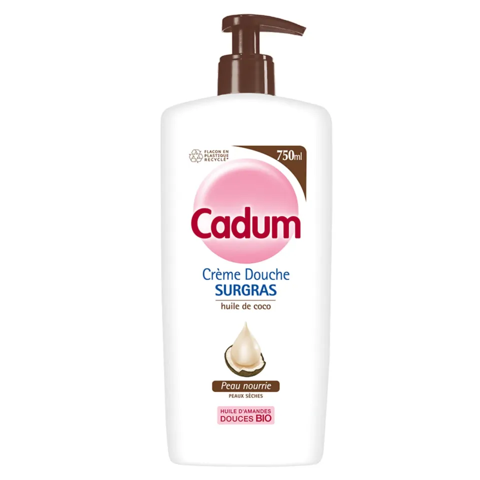 Cadum Surgras Coco crème douche 750ml peau sèche