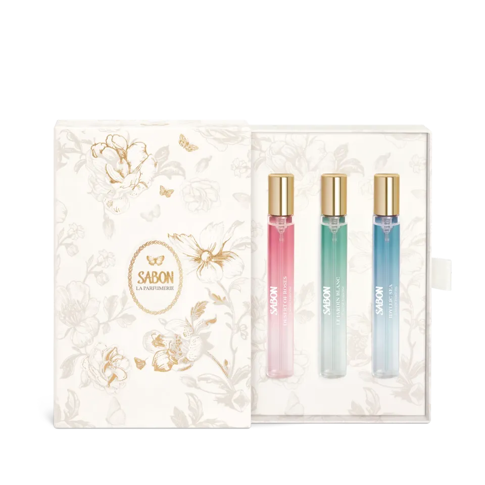 Sabon coffret découverte eau de parfum 3x8 ml floral