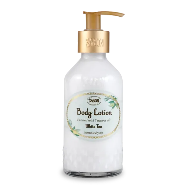 Sabon White Tea crème corps 200ml apaisante
