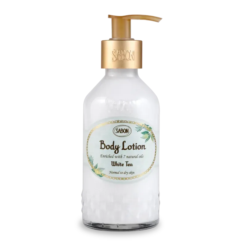 Sabon White Tea crème corps 200ml apaisante