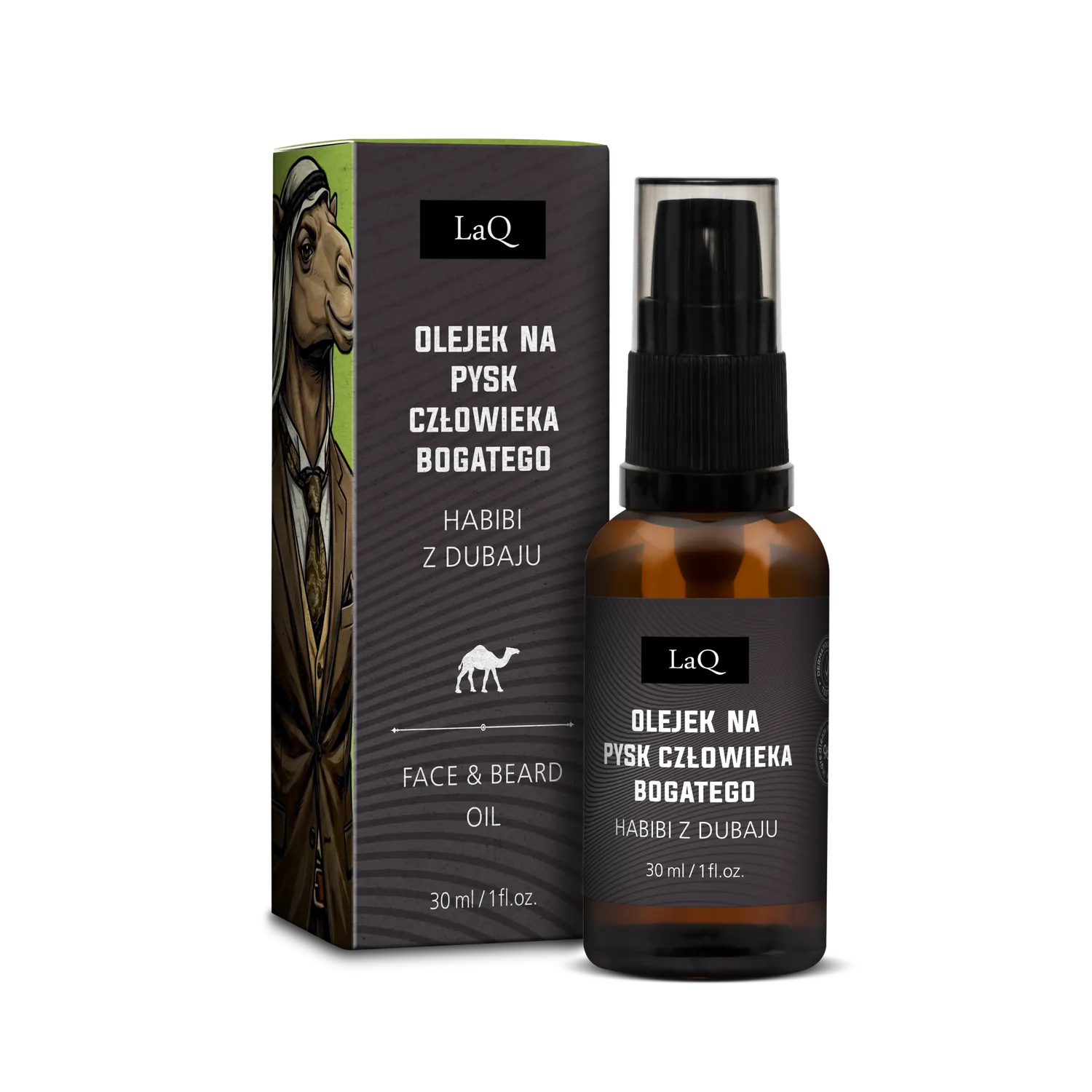 LaQ Habibi z Dubaju coffret homme 3 pcs gel barbe oriental