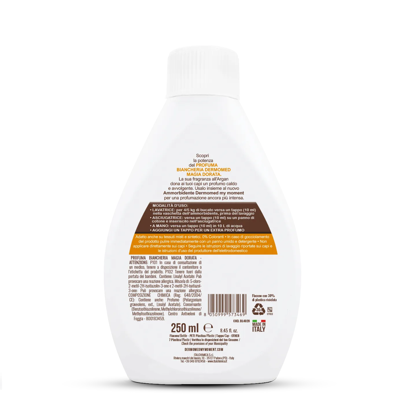 Dermomed Magia Dorata parfum linge chaud argan