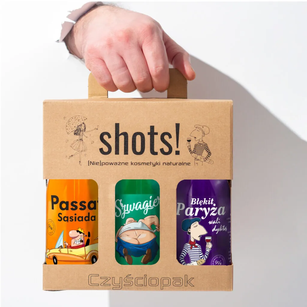 LaQ Shots Clean-Pack Him coffret 3 gels douche parfum homme