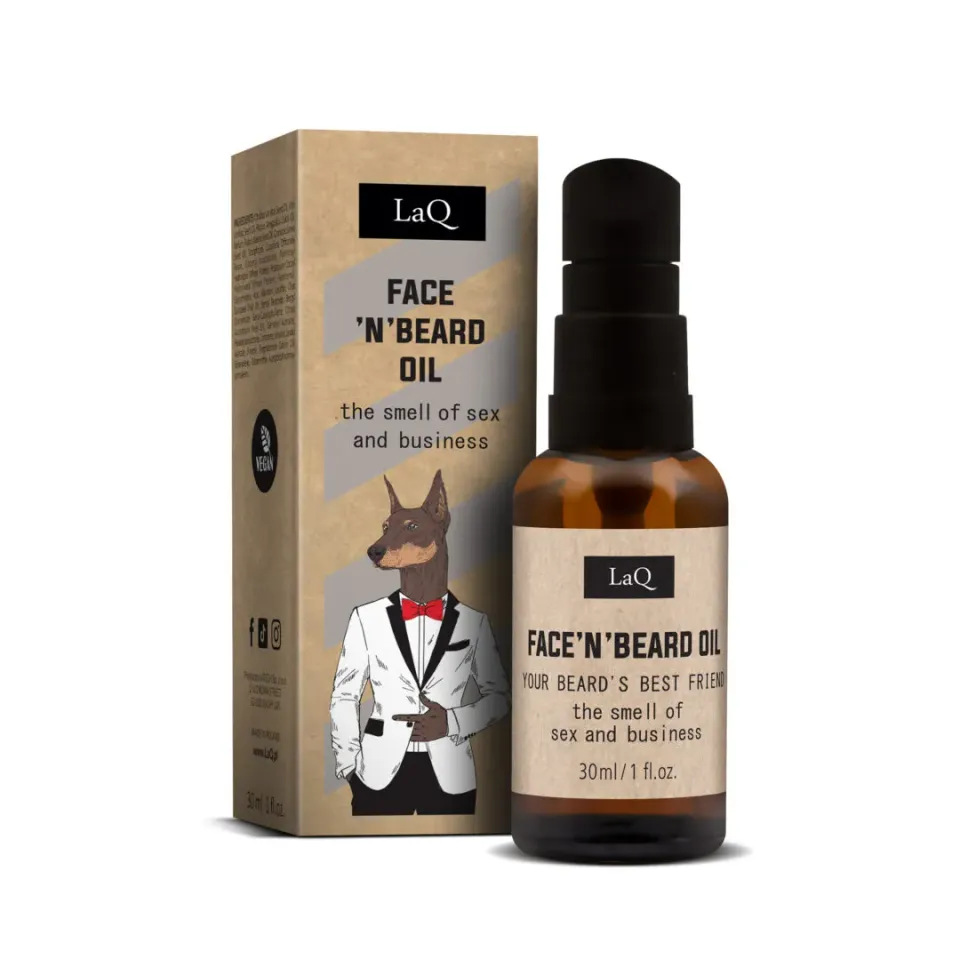 LaQ Sex and Business huile barbe 30 ml parfum épicé