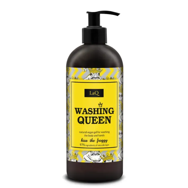 LaQ Washing Queen gel lavant corps mains 400 ml jasmin pivoine