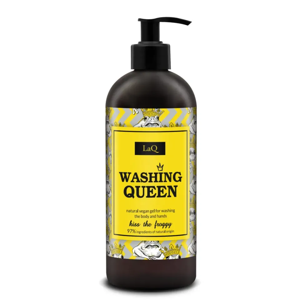 LaQ Washing Queen gel lavant corps mains 400 ml jasmin pivoine