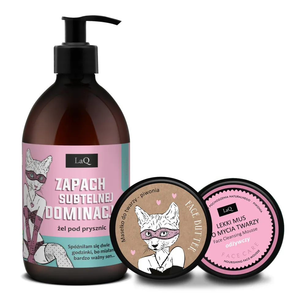 LaQ Save Face Pivoine coffret soin 3 pièces floral