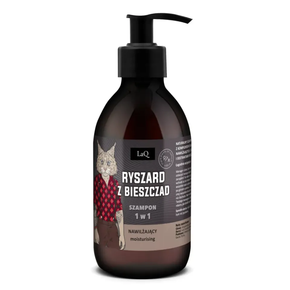 LaQ Ryszard shampoing hydratant tabac aloès 300 ml