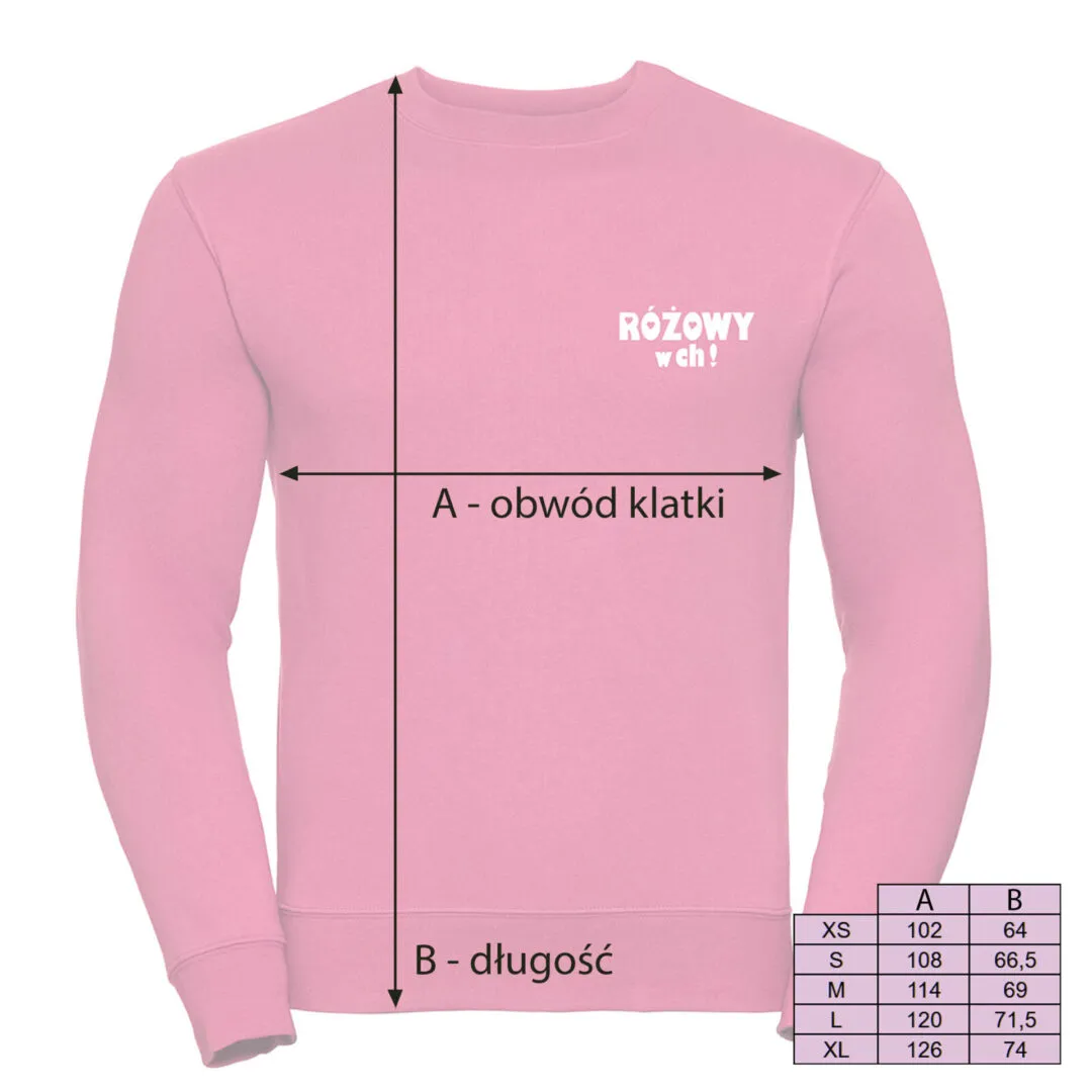 LaQ Shots Różowy w Ch sweat unisexe rose coton 280g