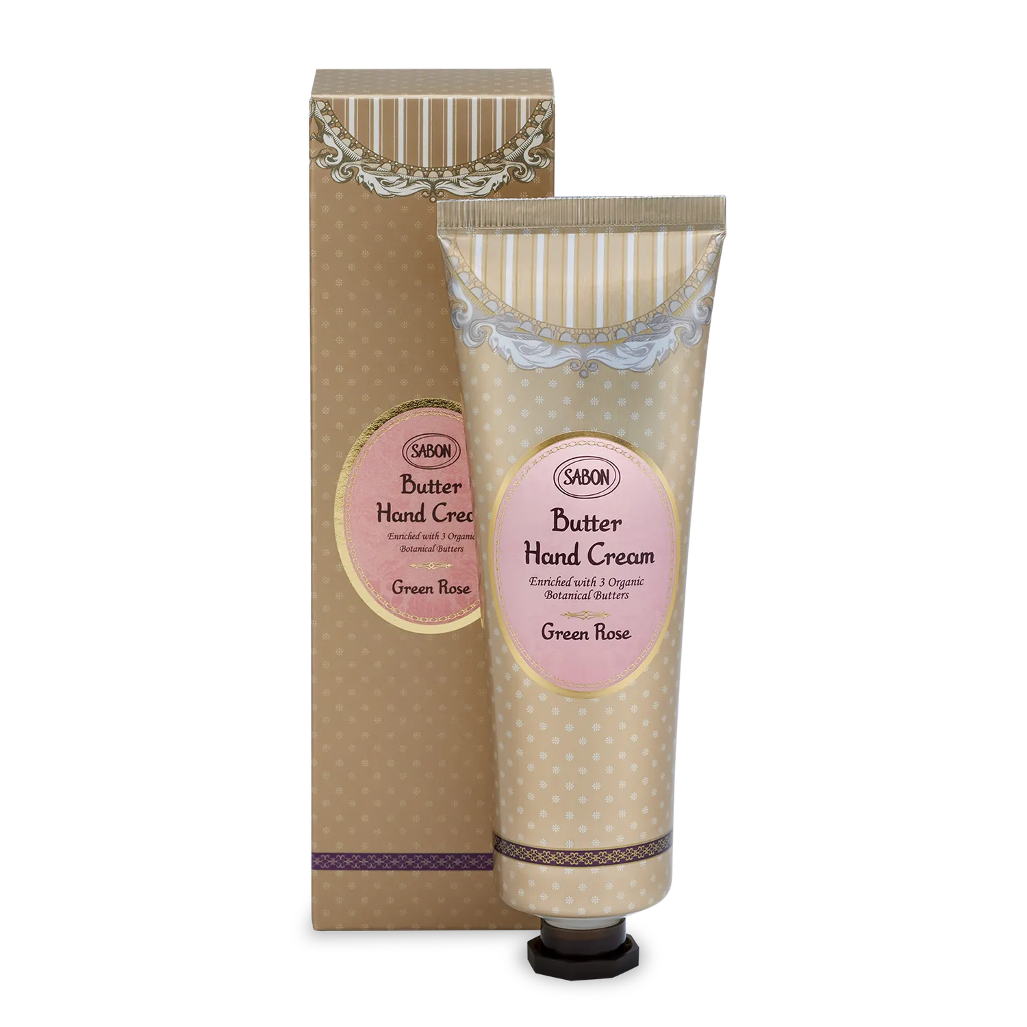 Sabon Green Rose baume mains 75ml beurre karité