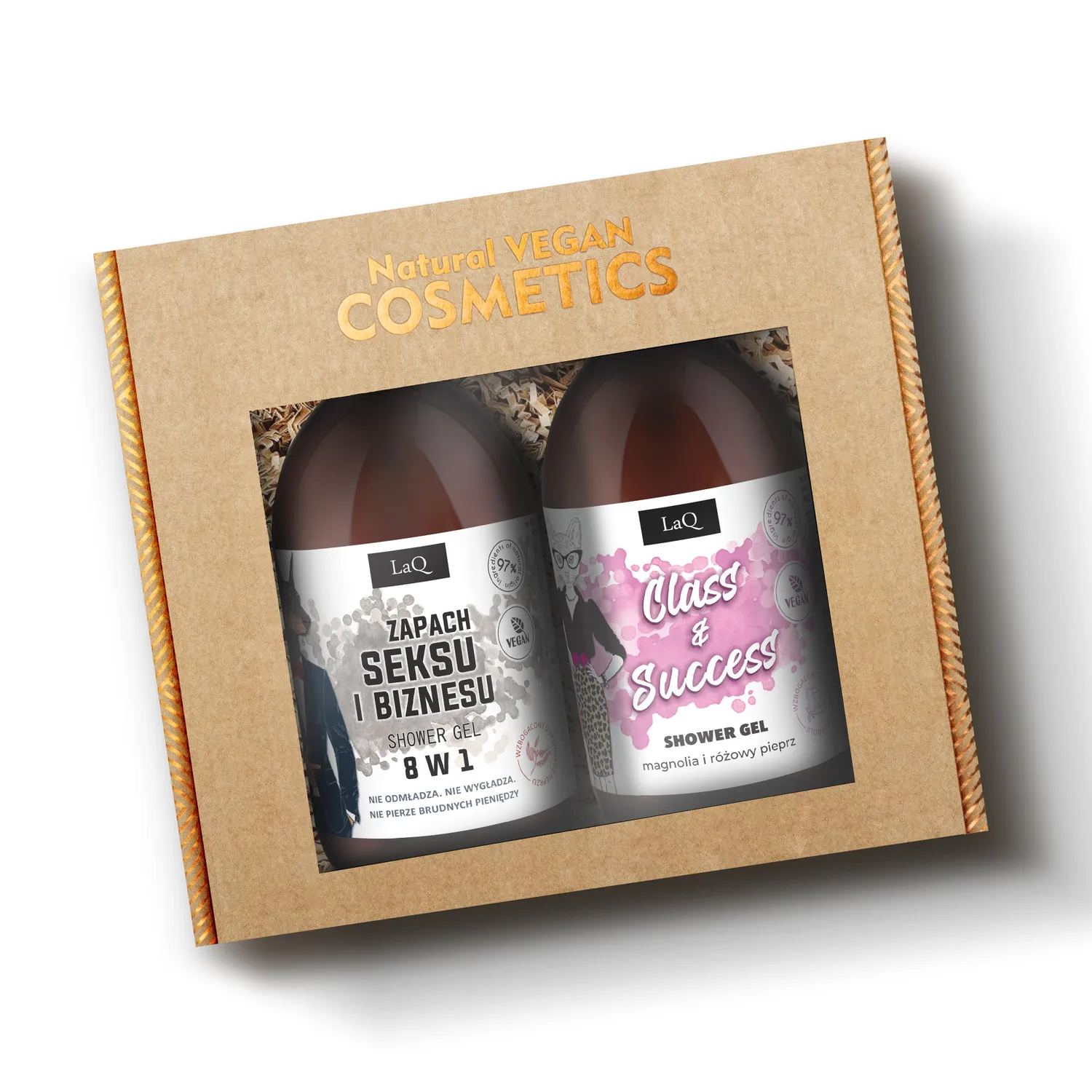 LaQ Full Steam coffret duo gels douche 2x500ml magnolia