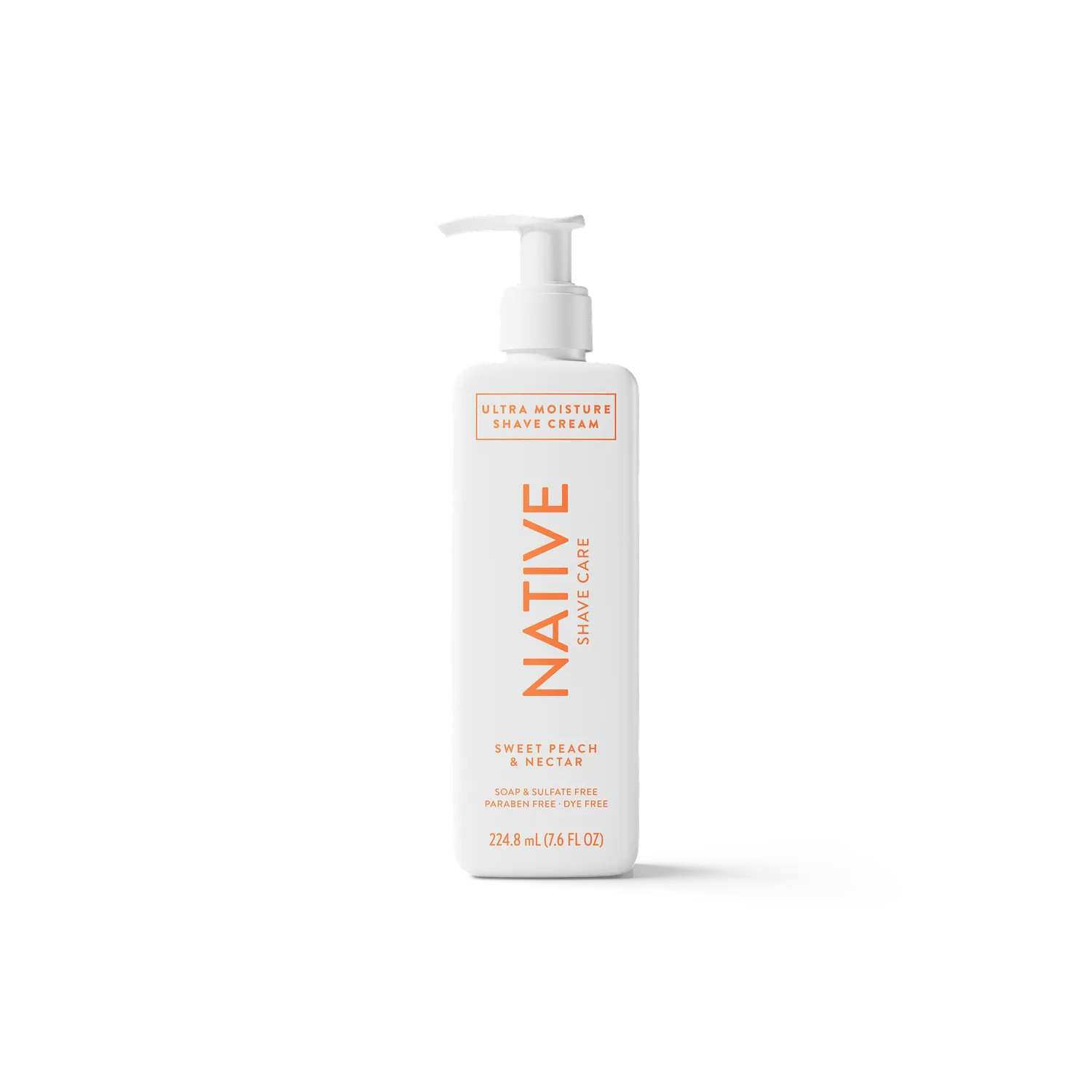 Native crème rasage beurre cacao vanille 7.6 oz hydratante