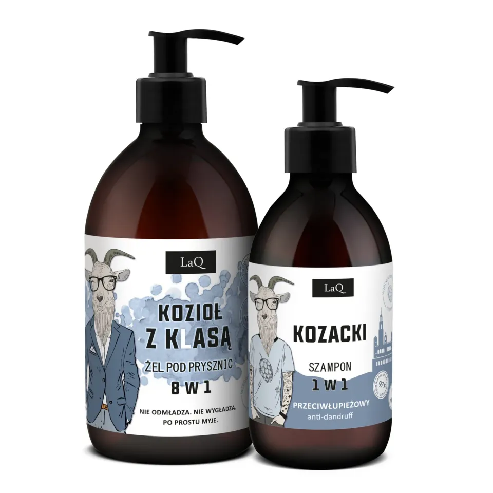 LaQ Kozioł z Klasą coffret homme gel douche shampooing
