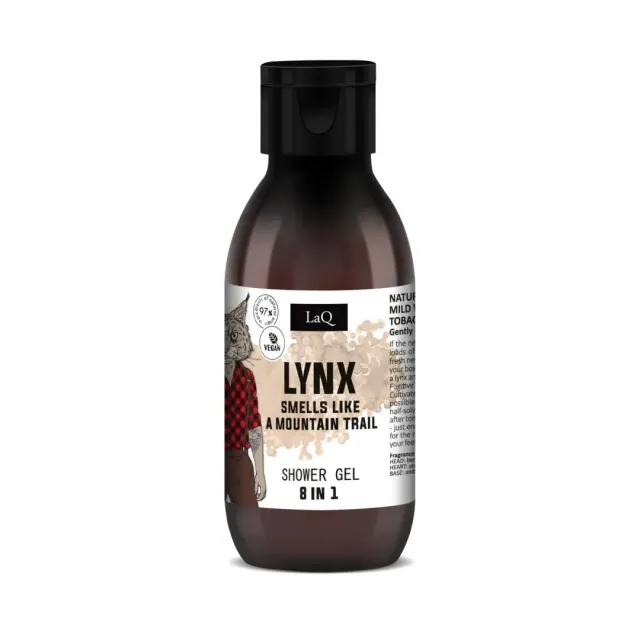 LaQ Lynx gel douche homme 100 ml tabac