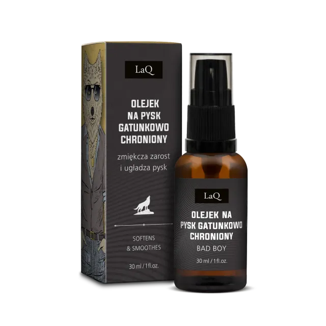 LaQ Bad Boy huile barbe et après-rasage homme 30 ml