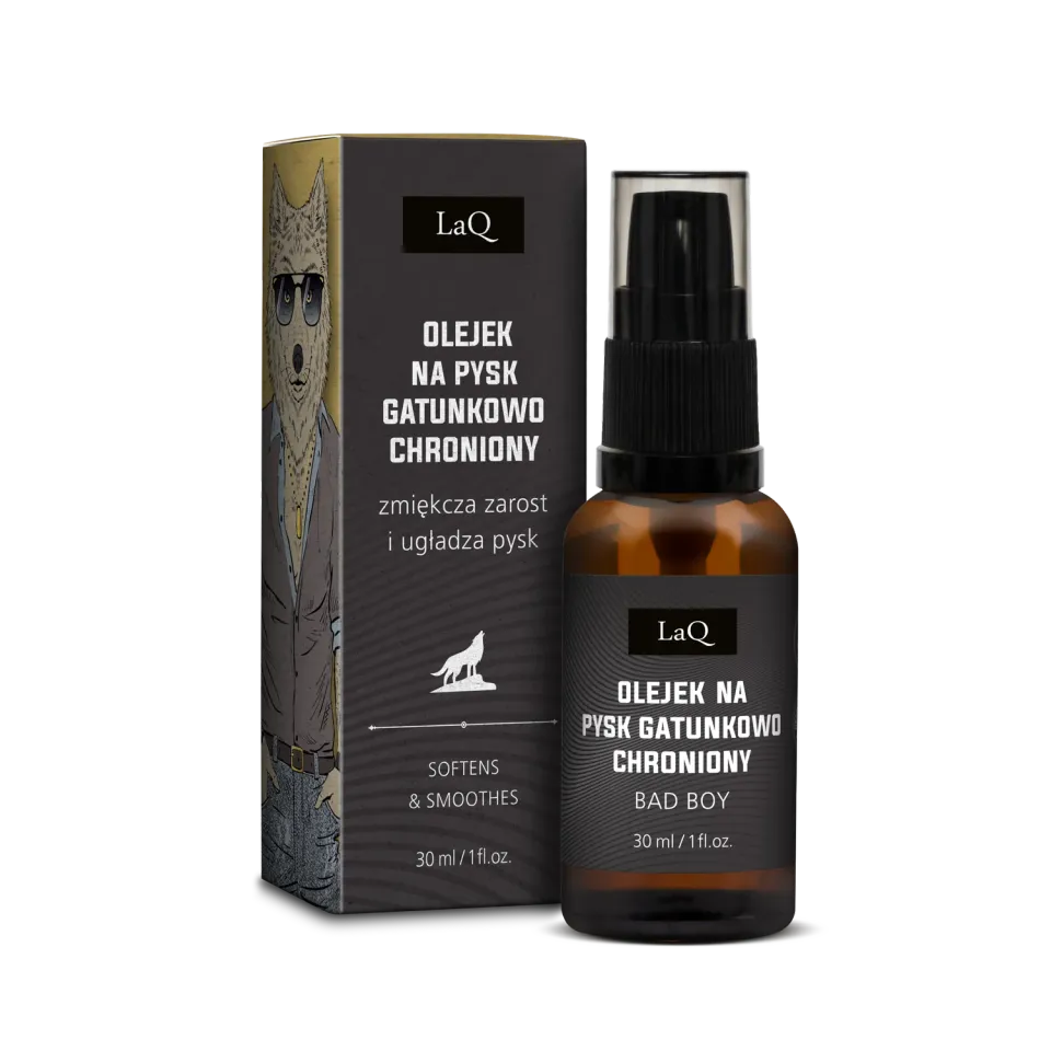 LaQ Bad Boy huile barbe et après-rasage homme 30 ml