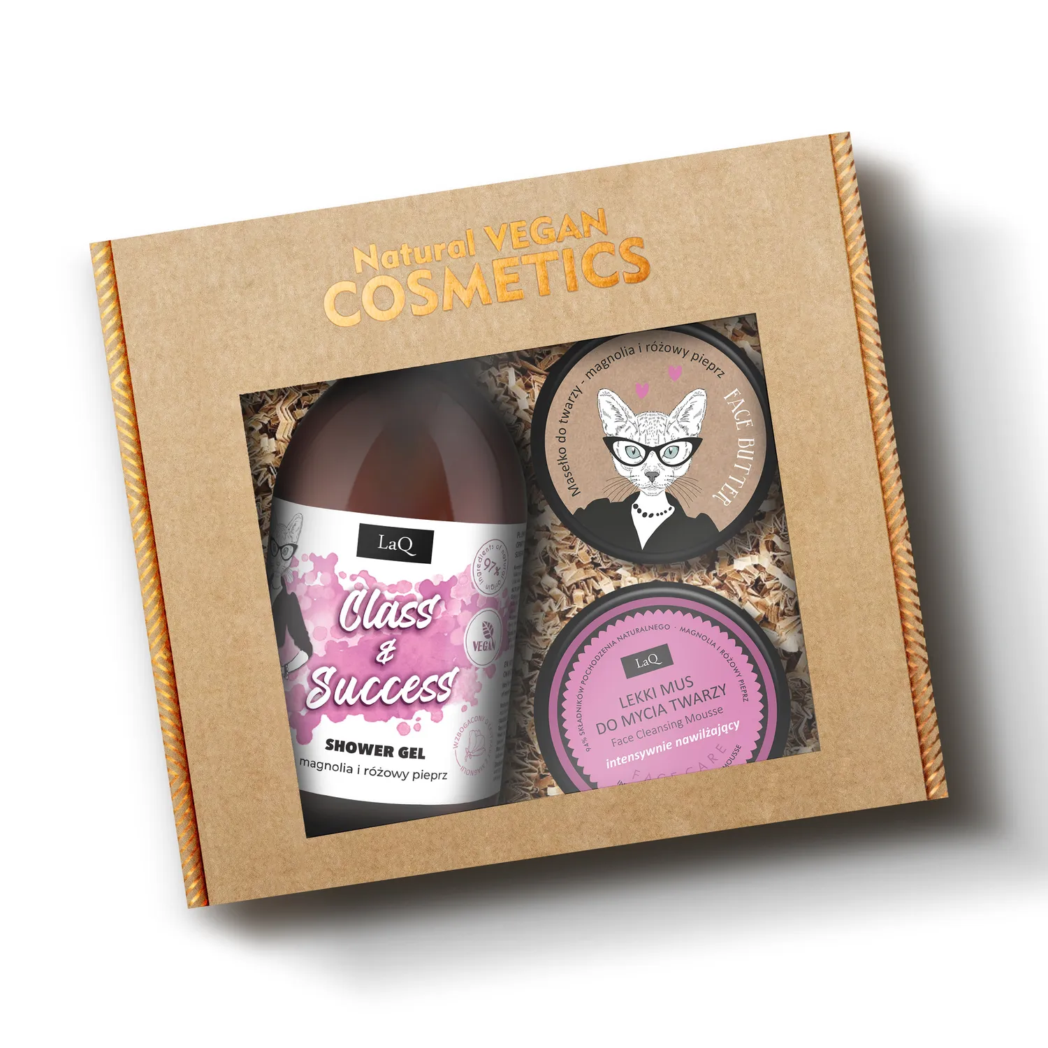 LaQ Magnolia Poivre Rose coffret soins 3 pièces femme