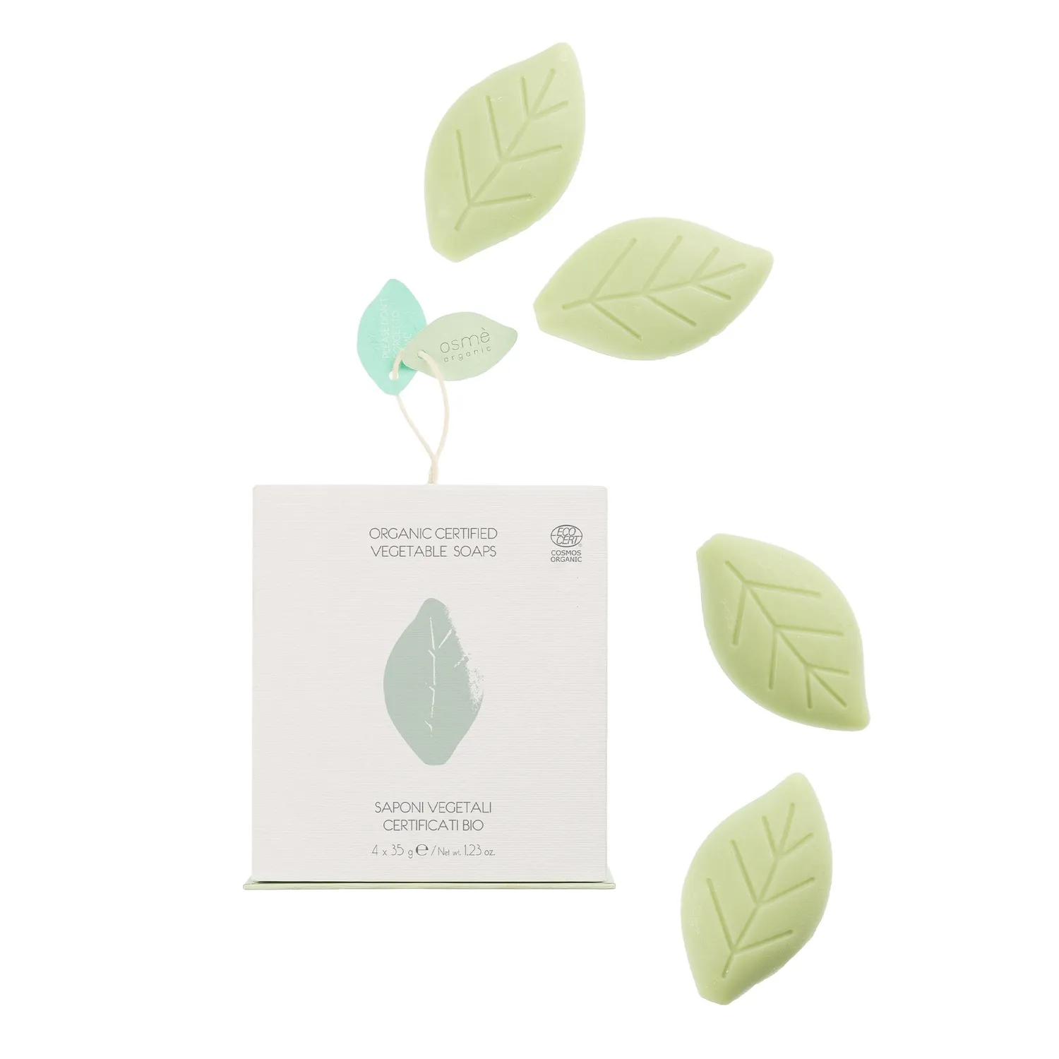 Osmé savons feuille coffret cadeau bio 4x35 g