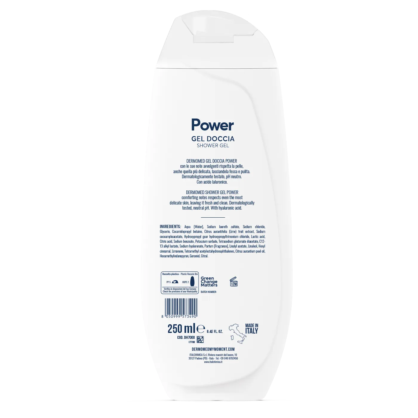 Dermomed Power gel douche homme fraîcheur intense
