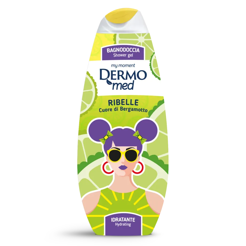 Dermomed YOU! Ribelle Bergamote gel douche agrumes vivifiant