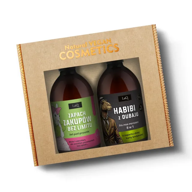 LaQ Pełną Parą coffret 2 gels douche 2x500ml couple