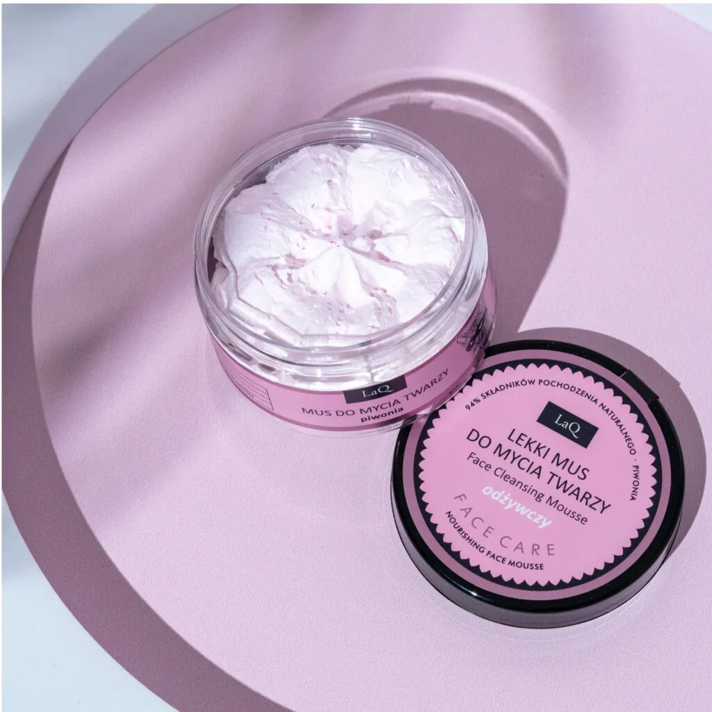 LaQ Peony mousse nettoyante visage 40g pivoine nourrissante