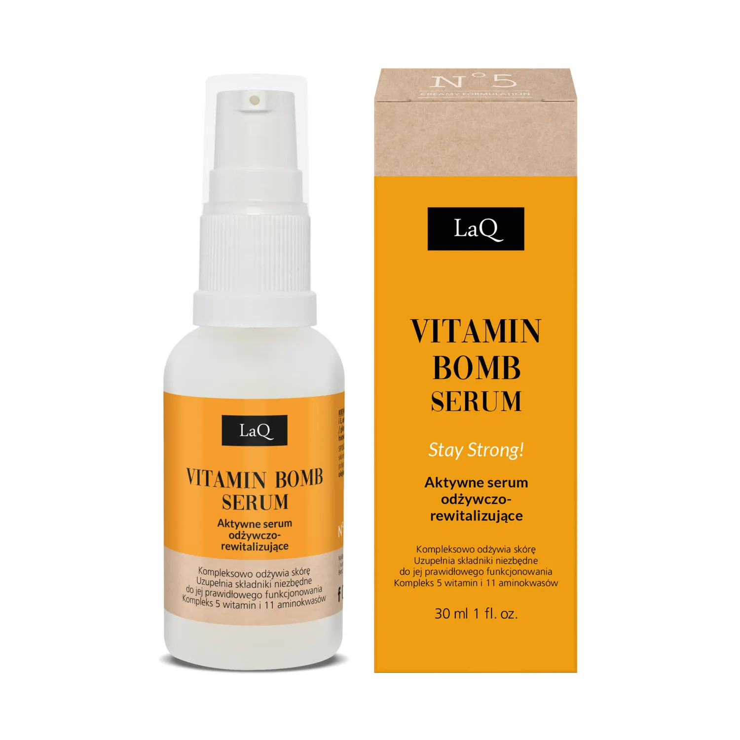 LaQ Vitamin Bomb sérum visage 30ml niacinamide vitamine C