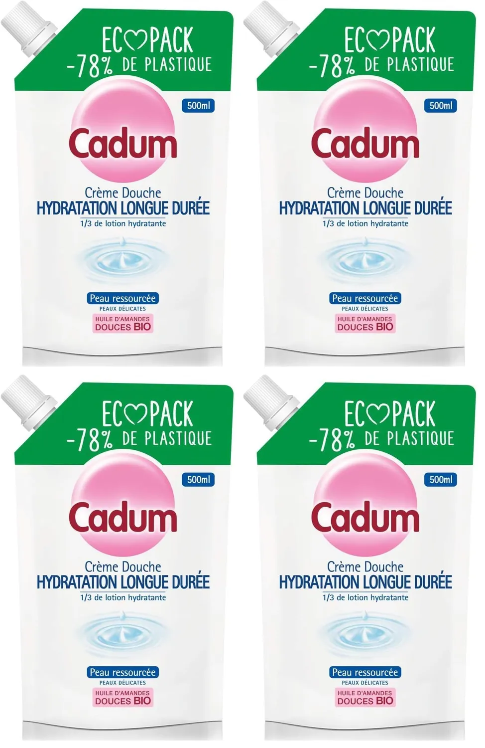 Bébé Cadum Hydratation crème douche 500 ml amande