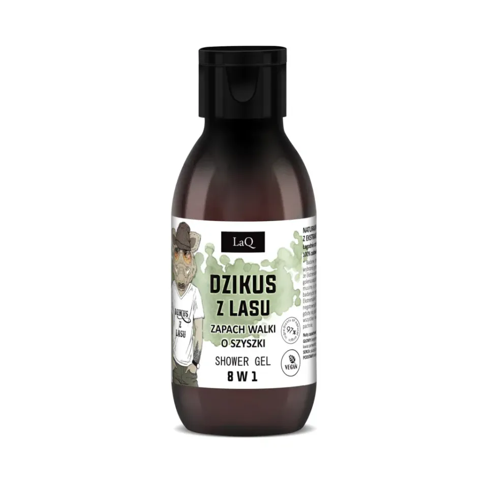LaQ Wild Boar gel douche homme 100 ml format voyage
