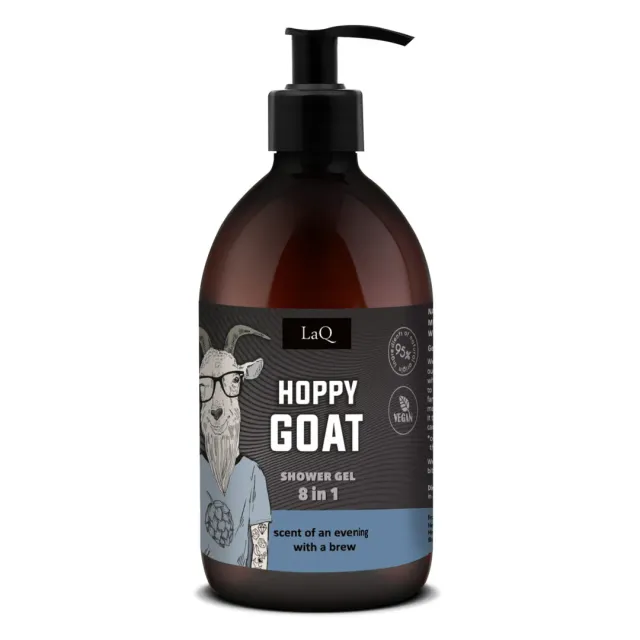 LaQ Hoppy Goat gel douche 8en1 homme 500ml houblon