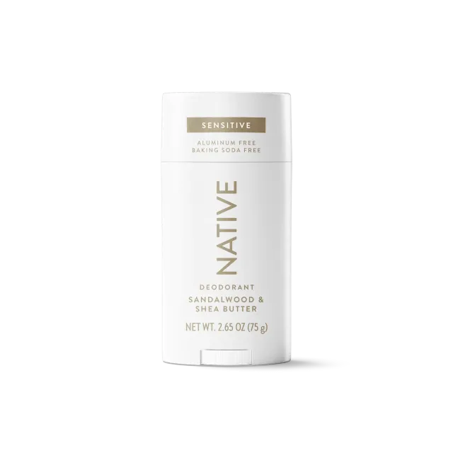 Native Sensitive déodorant stick santal karité 75 g 72 h