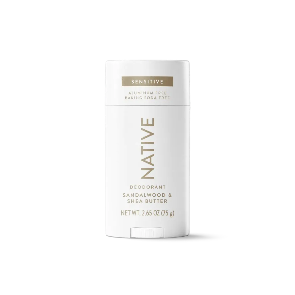 Native Sensitive déodorant stick santal karité 75 g 72 h