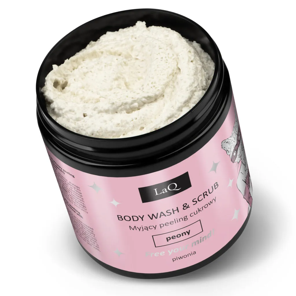 LaQ Peony gommage corps sucre 220 g pivoine