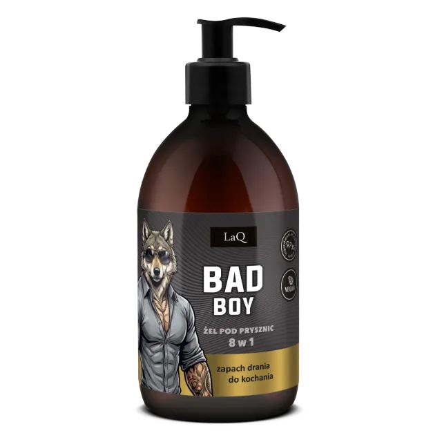 LaQ Bad Boy gel douche homme 8en1 500 ml boisé