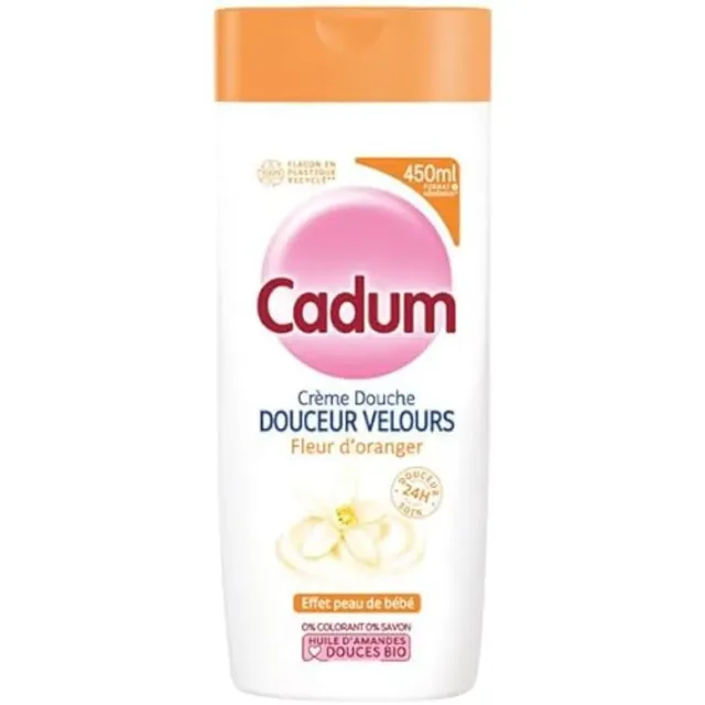 Cadum Douceur Velours Fleur d'Oranger crème douche 450ml