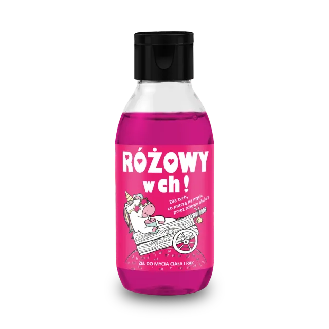 LaQ Shots! Różowy w Ch! gel douche 100 ml peaux sensibles