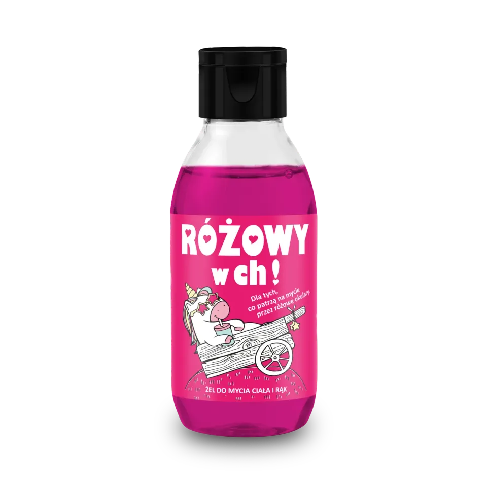 LaQ Shots! Różowy w Ch! gel douche 100 ml peaux sensibles