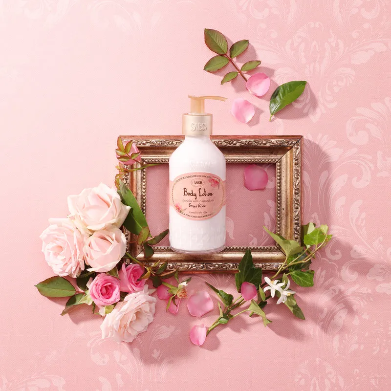 Sabon Green Rose crème corps 200ml 7 huiles
