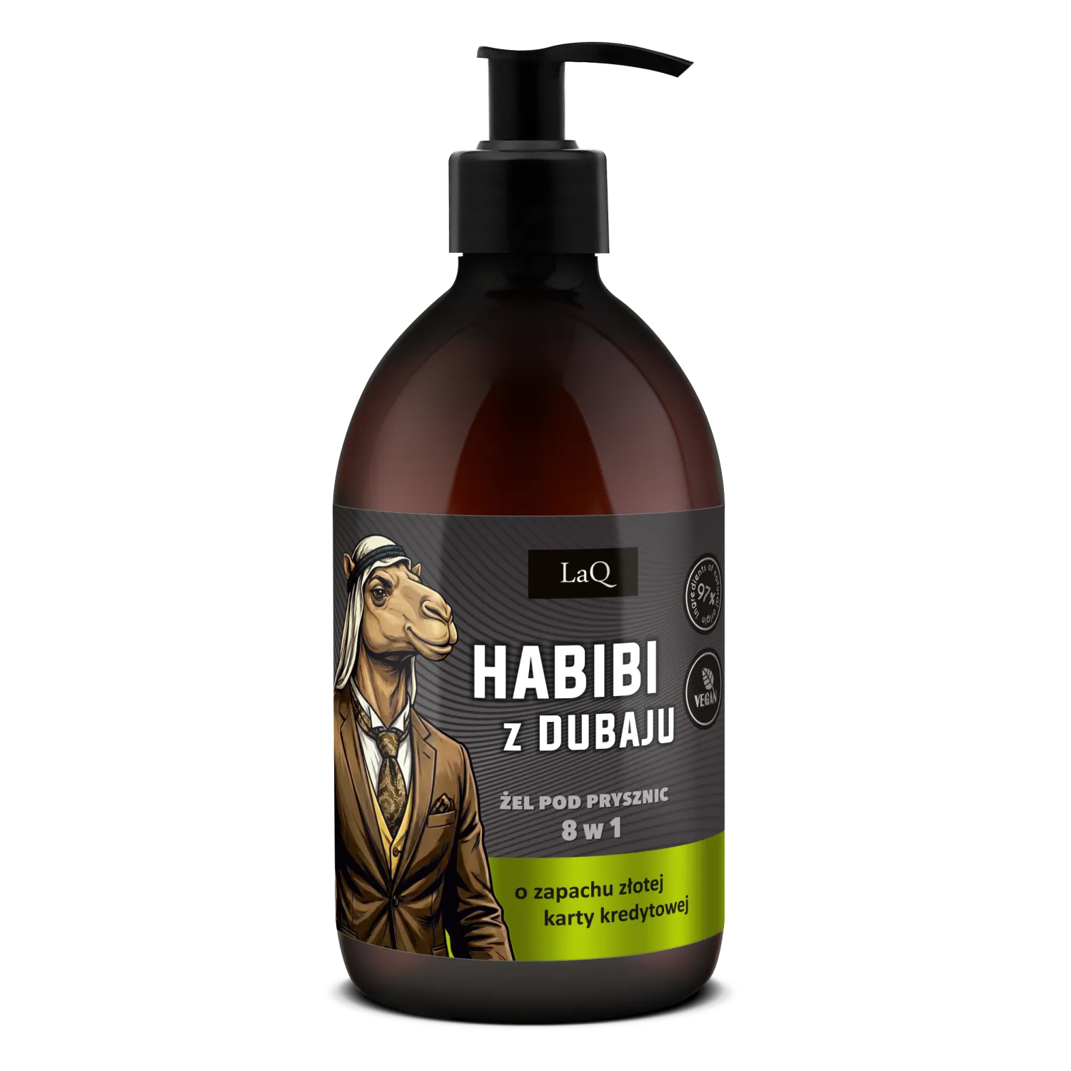 LaQ Habibi z Dubaju coffret homme shampoing + gel 2 pcs